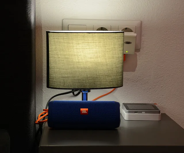 Soundbox und Beleuchtung