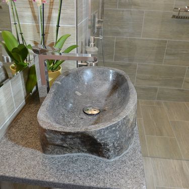 Badezimmer im Apartment