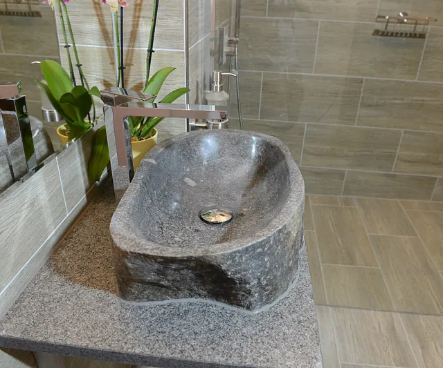 Badezimmer im Apartment